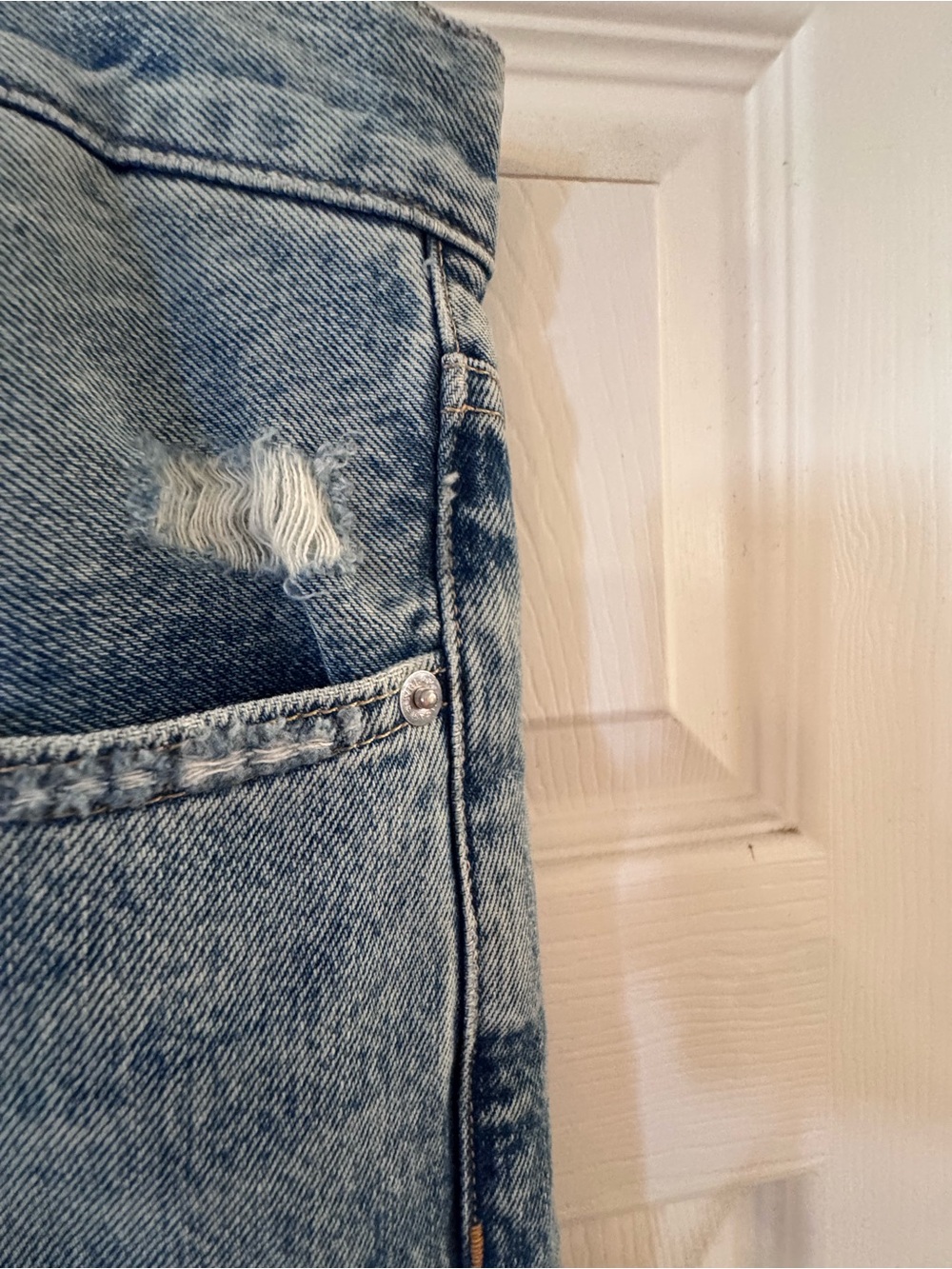 SLVRLAKE Wide Leg Vintage Wash “Grace” Jeans - Picture 5 of 8